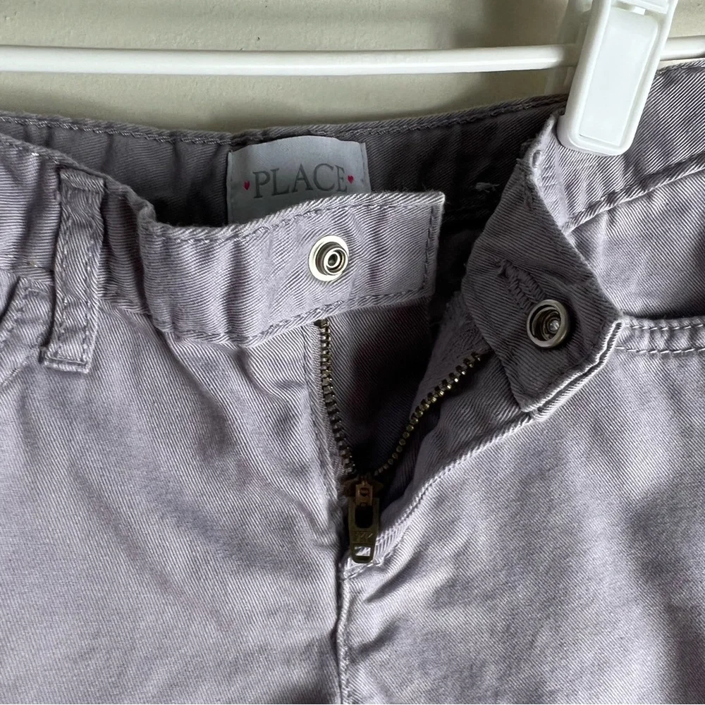 The Children's Place Slate grey Lace trim‎ shorts 5